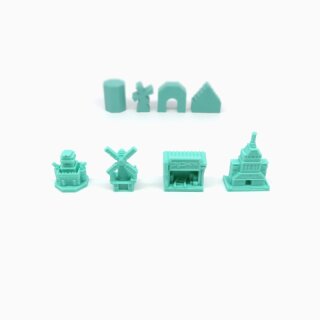 9 Faction Building Token Set for Scythe - 108 pieces