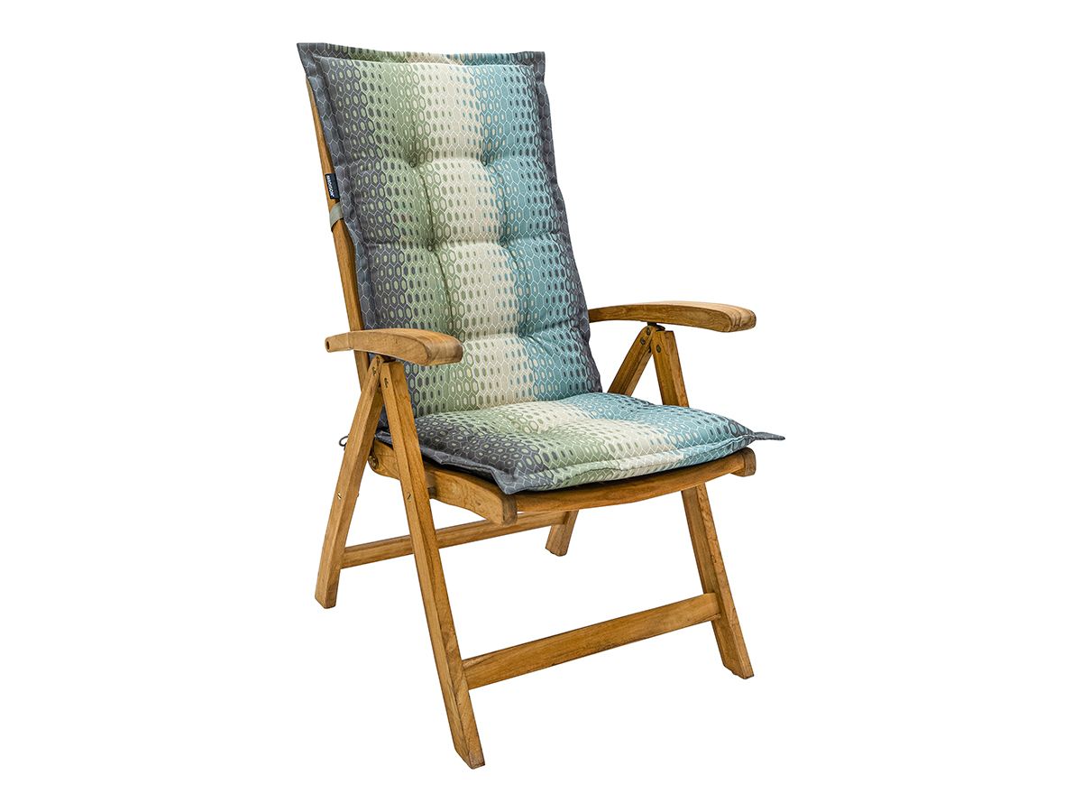 Madison Suzy Natural 123 x 50 Gartenstuhlkissen mit hoher Rückenlehne