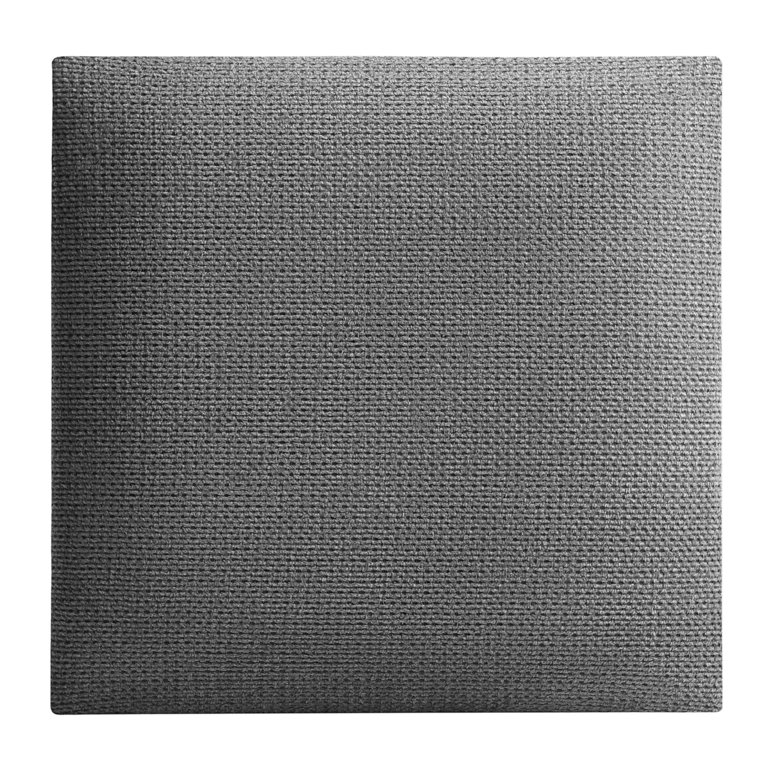 softwalls Kopfteil Wandkissen Velour - Kopfteil Bett - Polster, Dunkelgrau - 30x30, (1 St., 5 (sehr gut), Schalldämmend