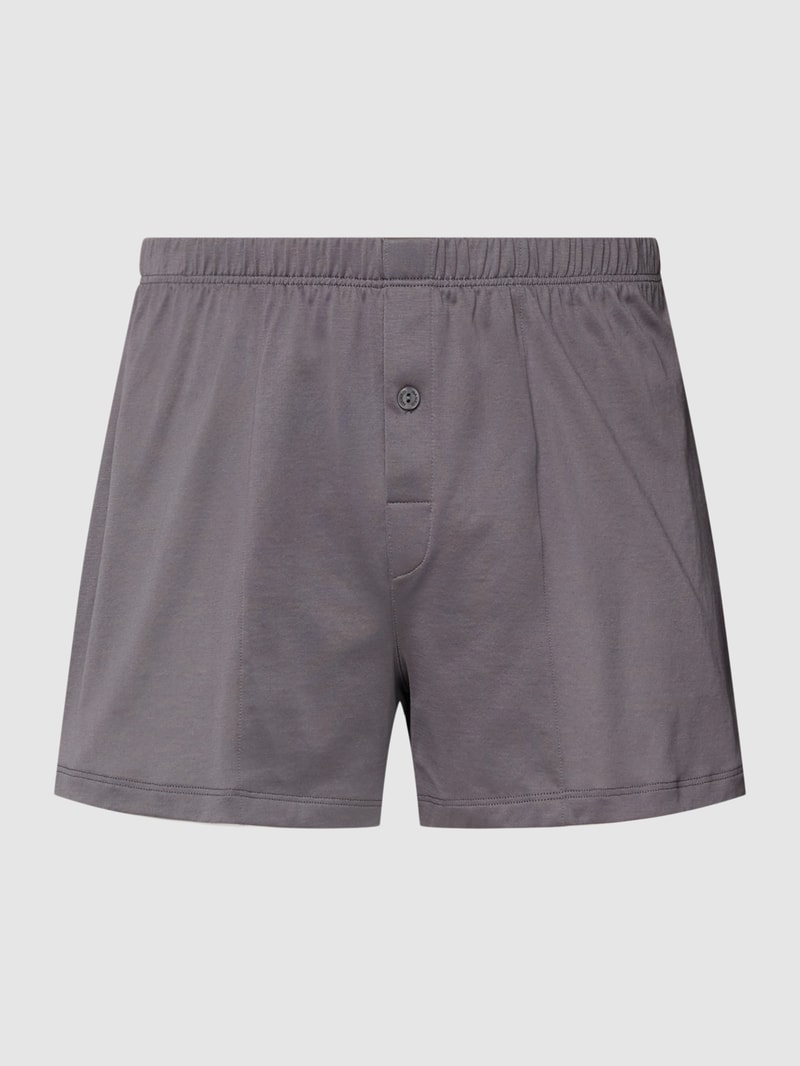Boxershorts mit elastischem Bund in rauchblau