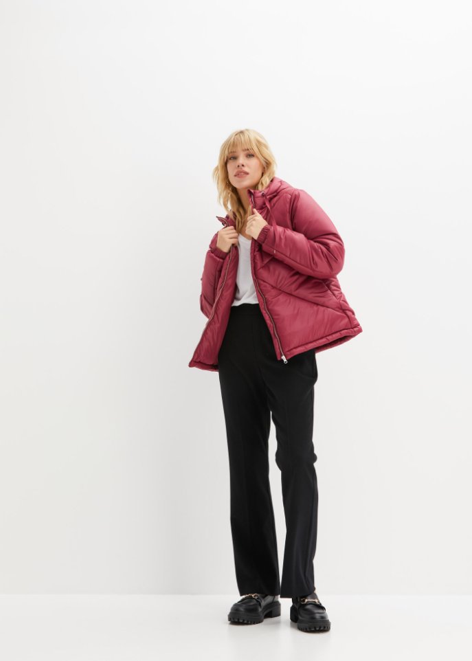 Steppjacke mit Kapuze