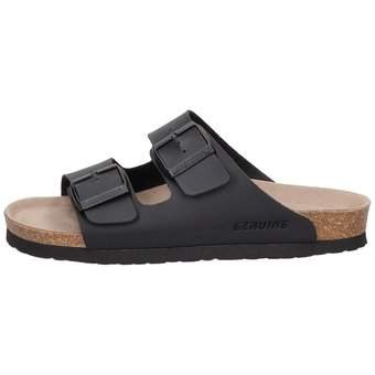 Genuins Hawaii Vegan Pantolette in schwarz