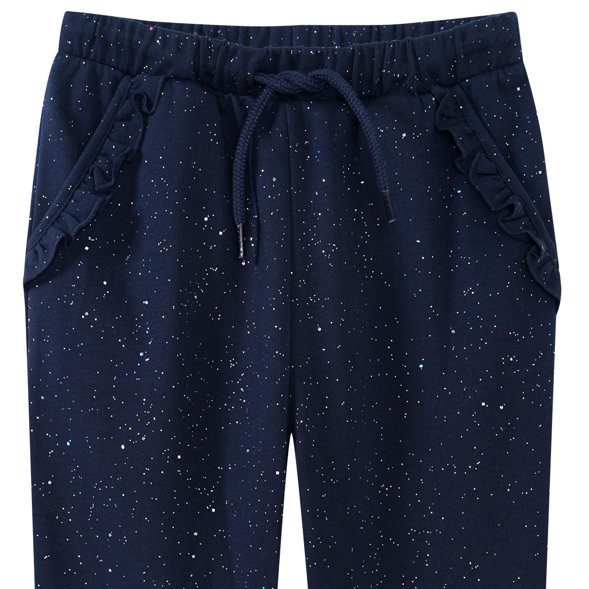 Mädchen Jogginghose mit Glitzer-Print