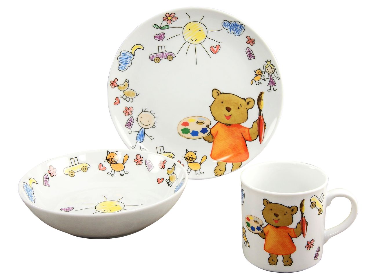 CreaTable Teddy Kinderservice 3 tlg