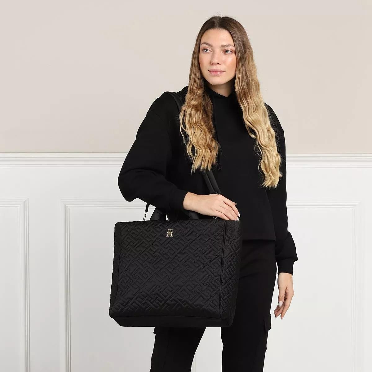 TOMMY HILFIGER Handtaschen schwarz TH FLOW