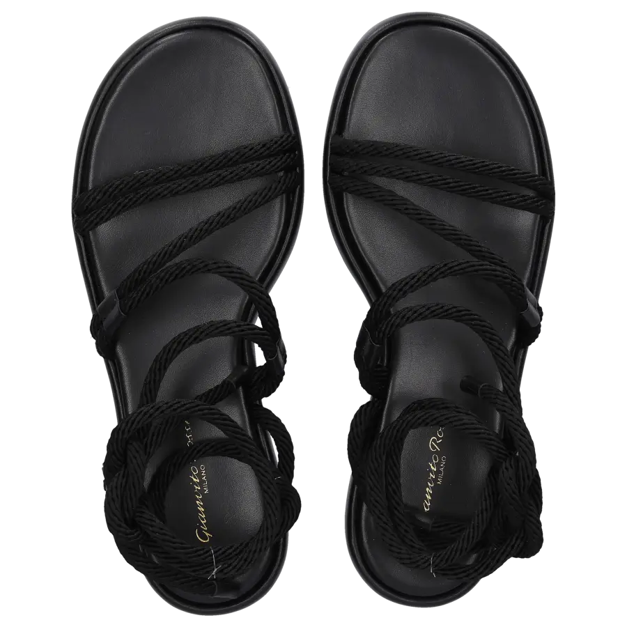 Gianvito Rossi - Sandalen G32168 Textil - schwarz