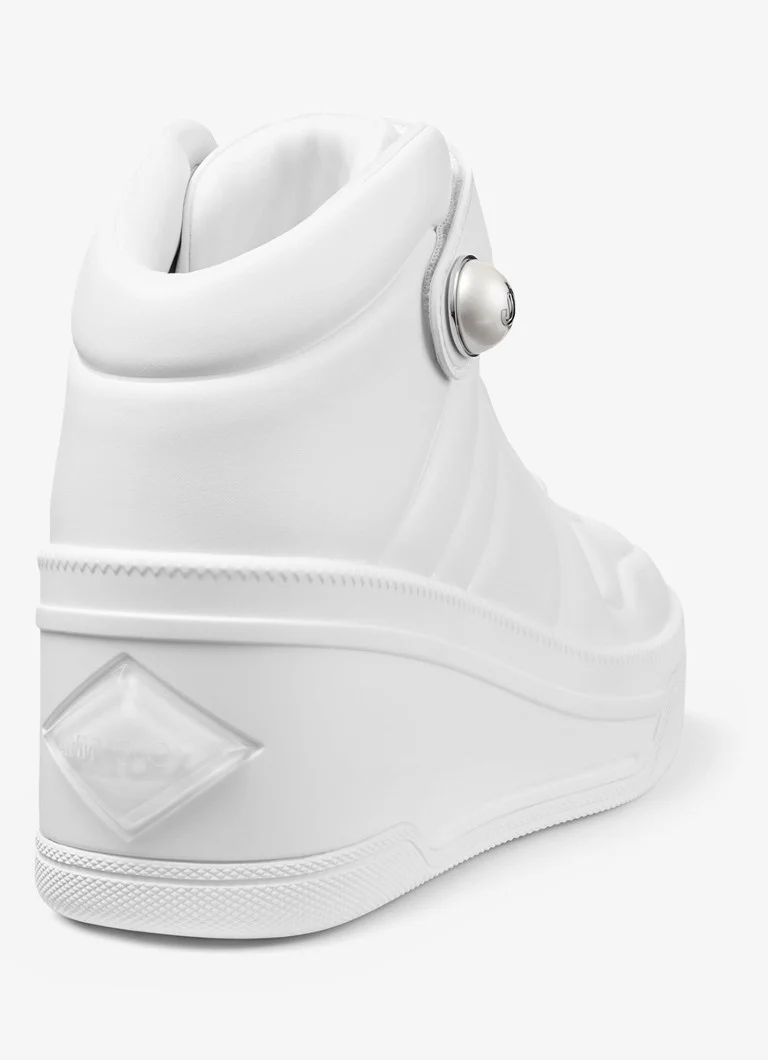 Jimmy Choo Del Mar teļādas kedas ar logotipu