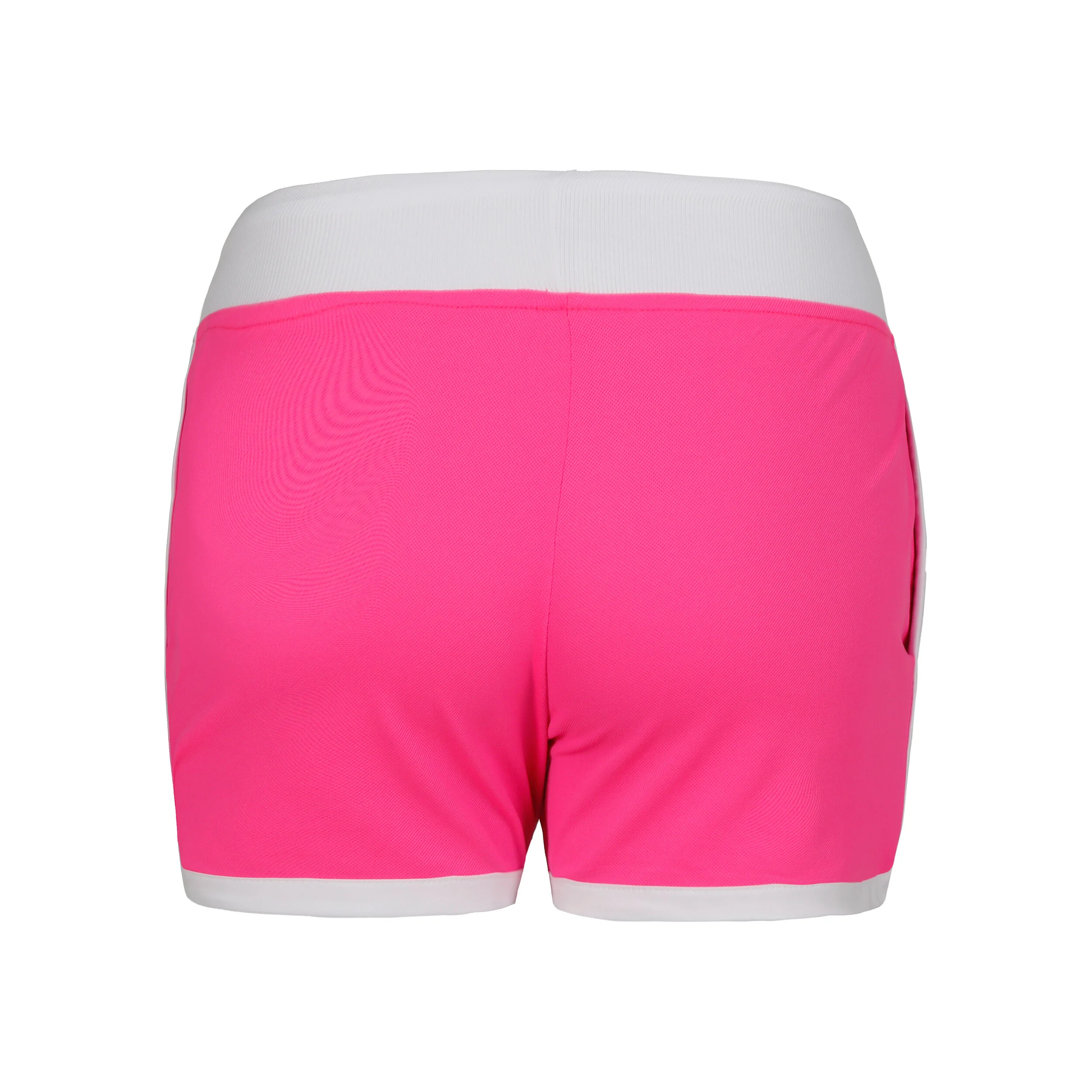 Tech Shorts Damen - Rosa, Weiß