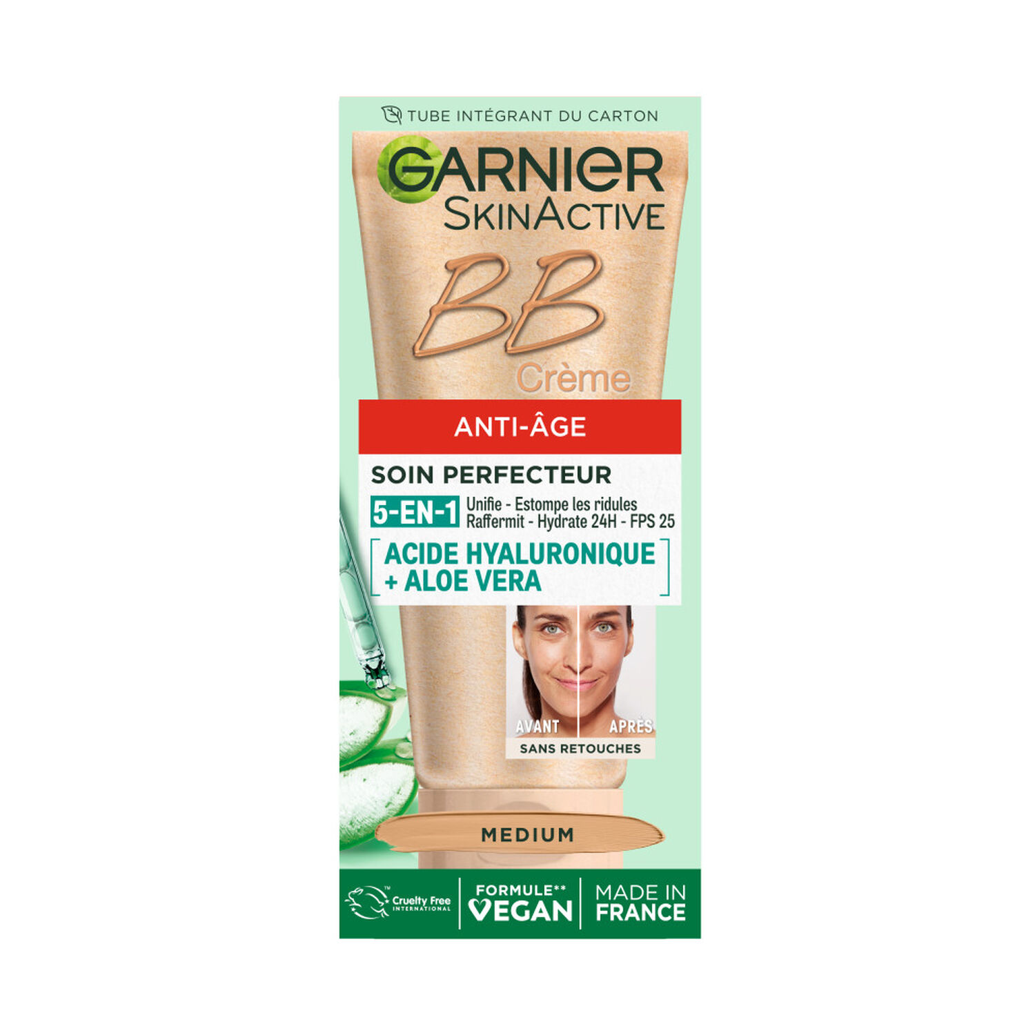 Garnier BB Crème Soin Perfecteur 5-en-1 Anti-âge teinte medium