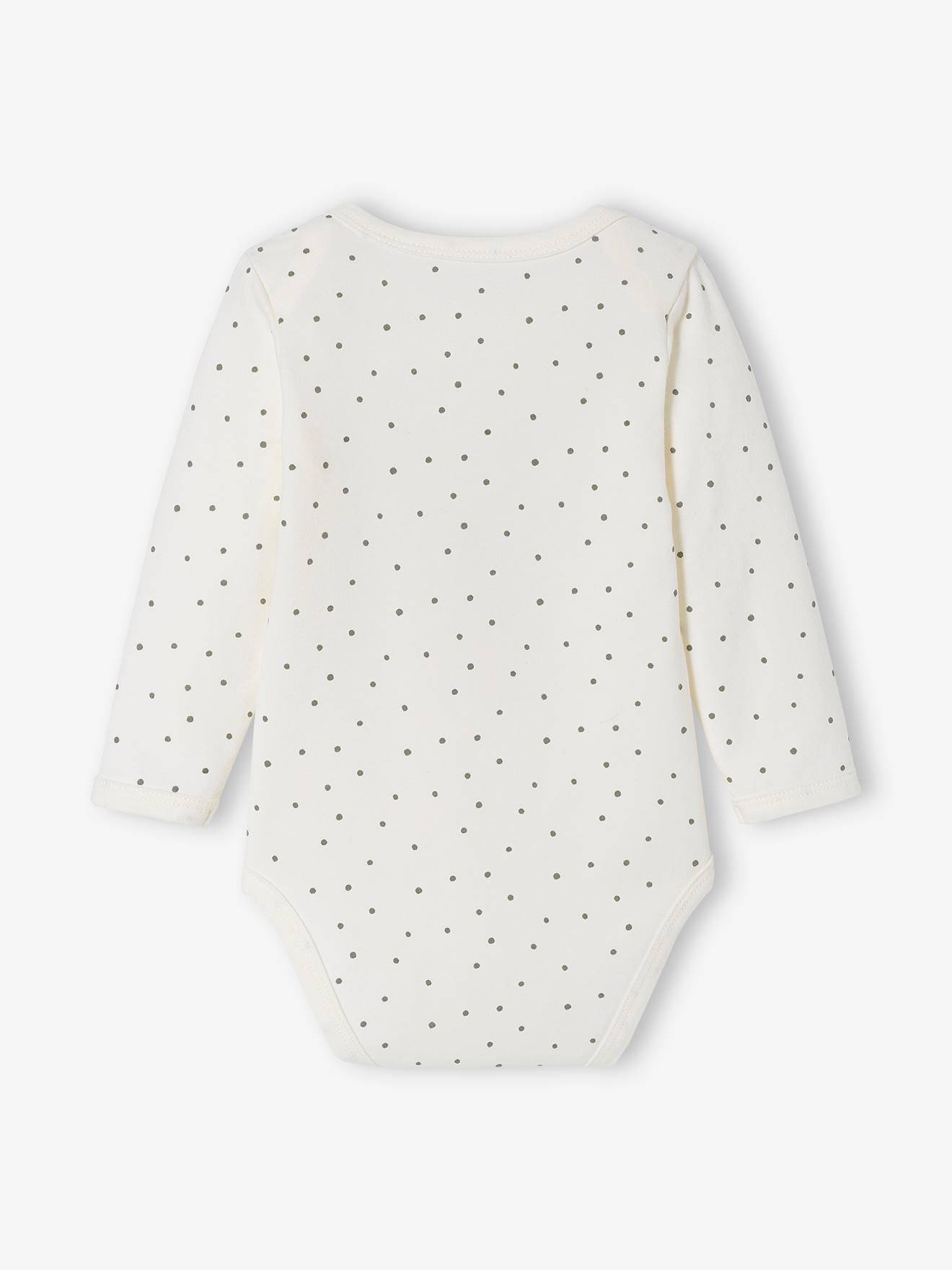 Body de Noël bébé capsule famille manches longues écru