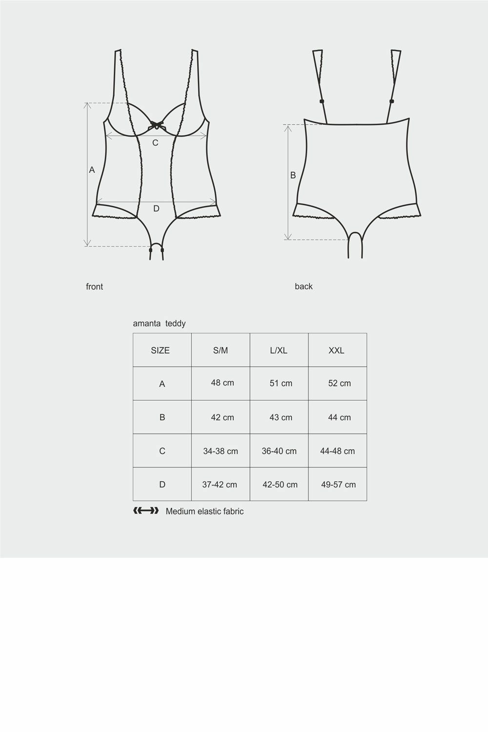 Obsessive Body Amanta Teddy