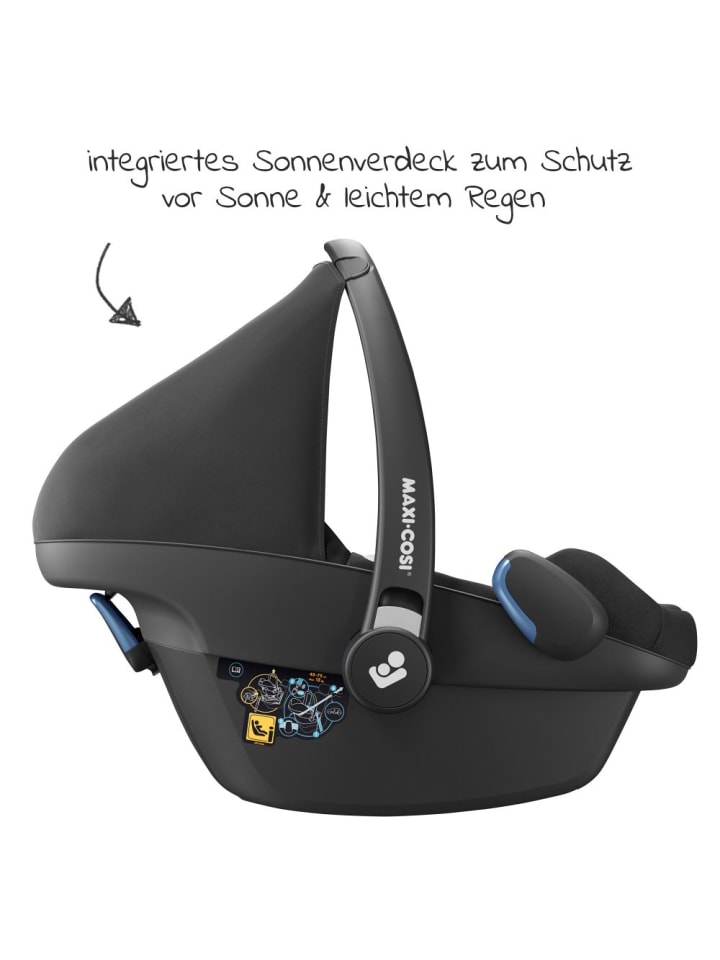 Maxi-Cosi 3in1 Babyschale & Reboarder-Set ab Geburt in schwarz günstig kaufen onesize