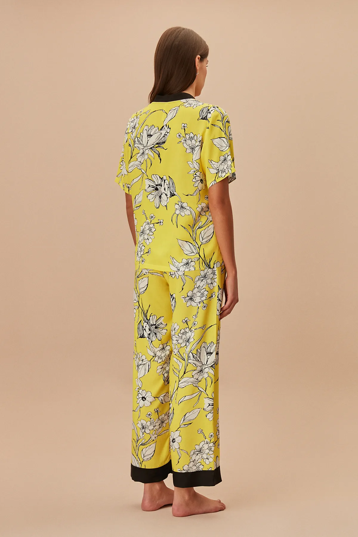 SUWEN  Iris maskulines Pyjama-Set