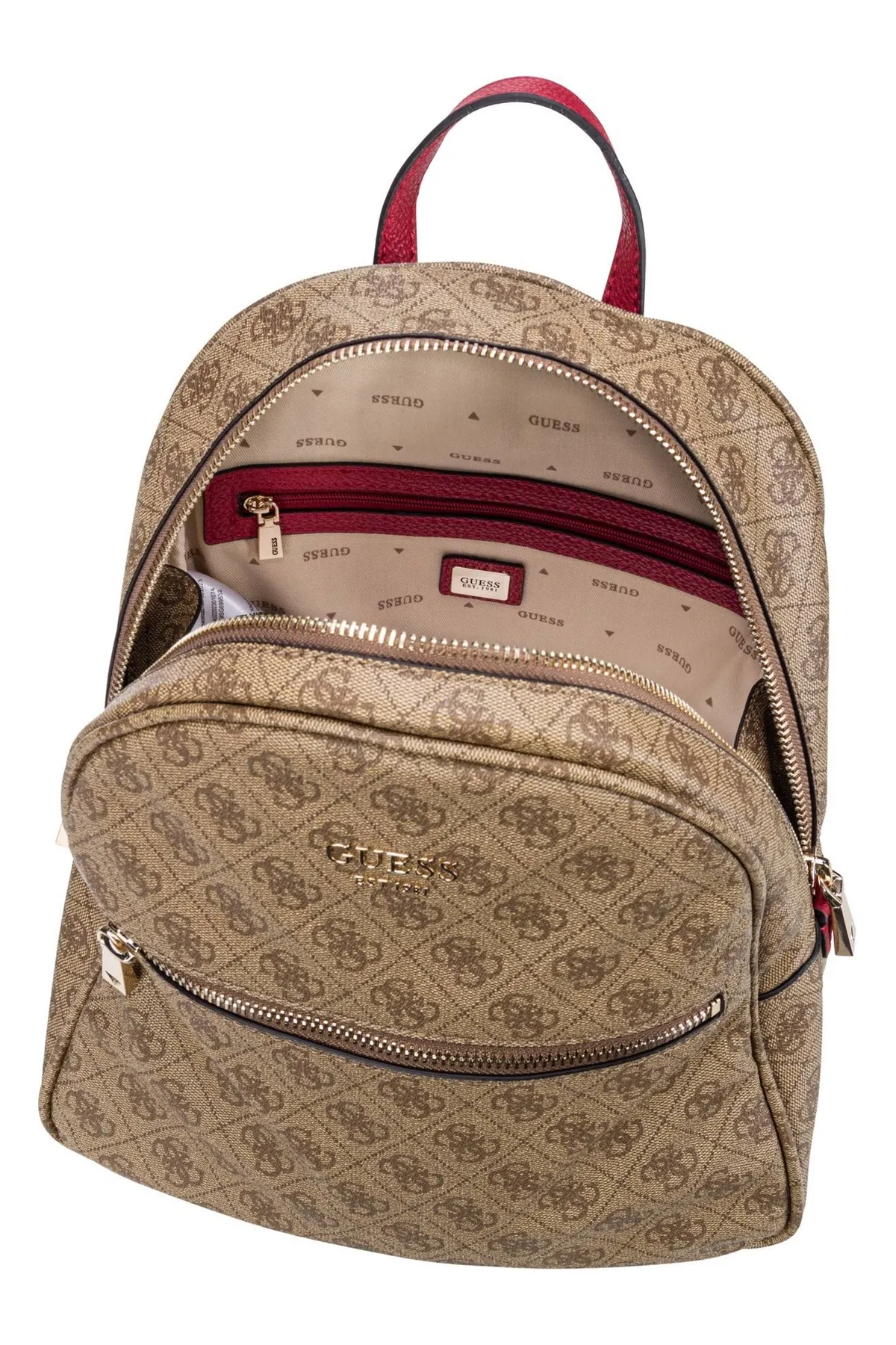 Guess  Rucksack - Braun - Unifarben