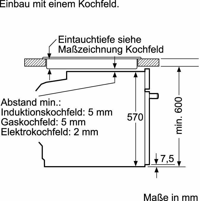 NEFF Pyrolyse Backofen N 30 B2CCG6AN0, mit Teleskopauszug nachrüstbar, Pyrolyse-Selbstreinigung, CircoTherm®-Heißluft