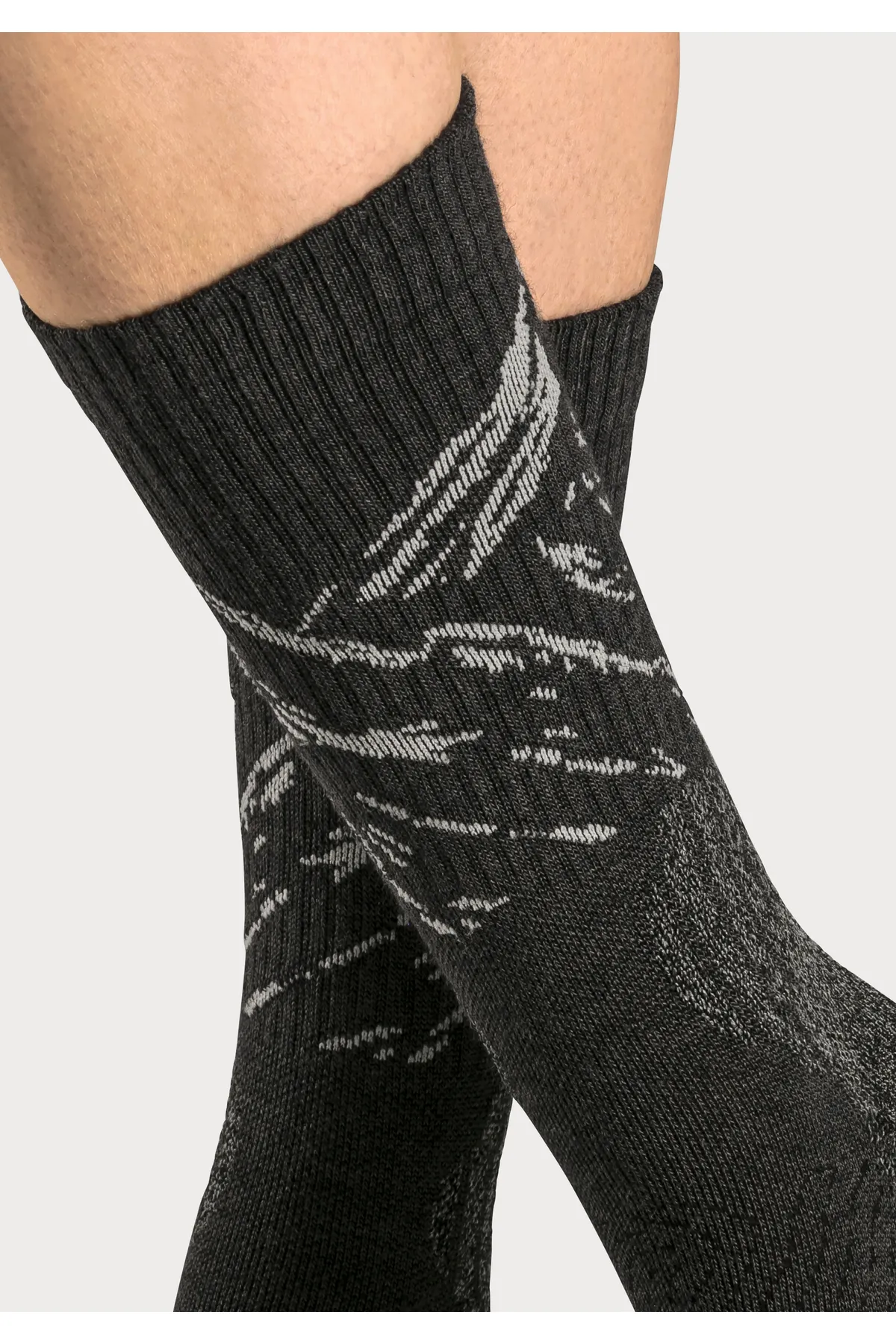 Chiemsee  Socken - Schwarz - Unifarben