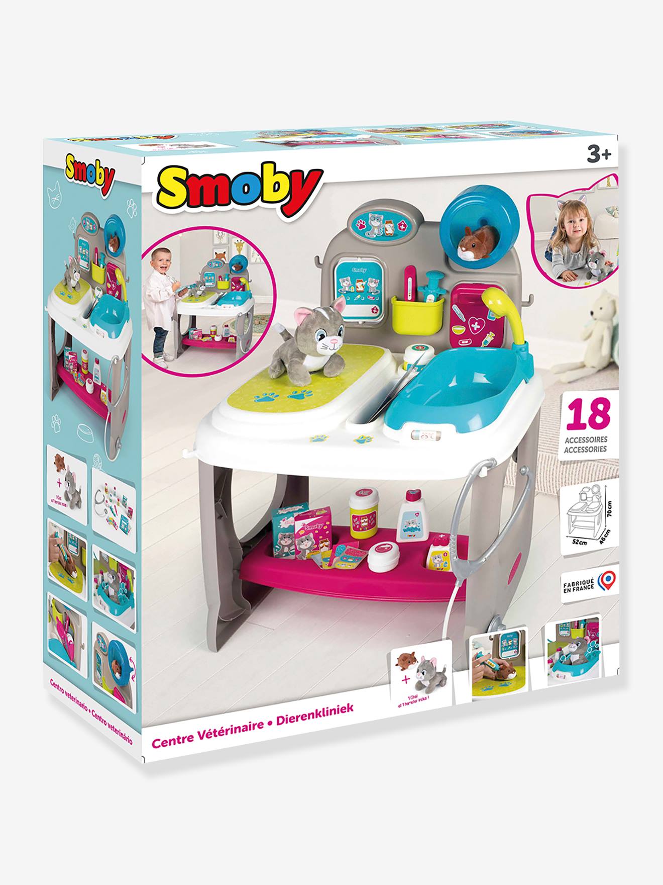 Centre vétérinaire SMOBY bleu