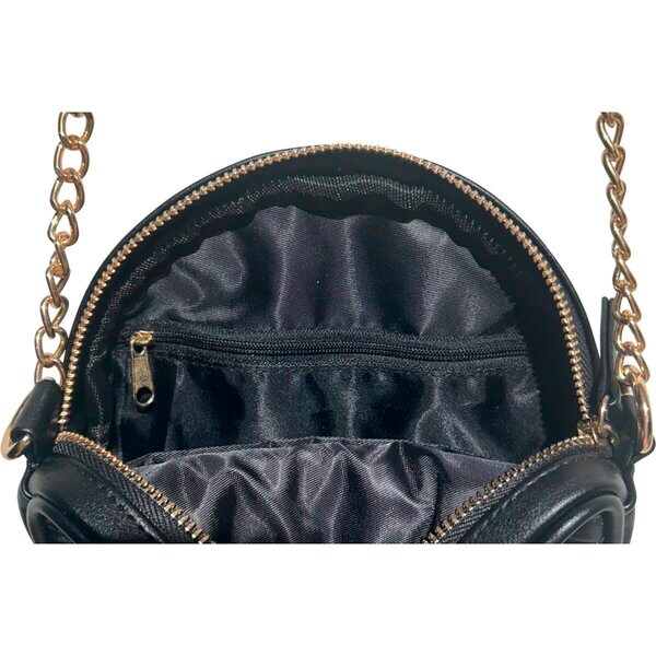 True Spirit Round Handbag Black, 18cm x 18cm x 5cm