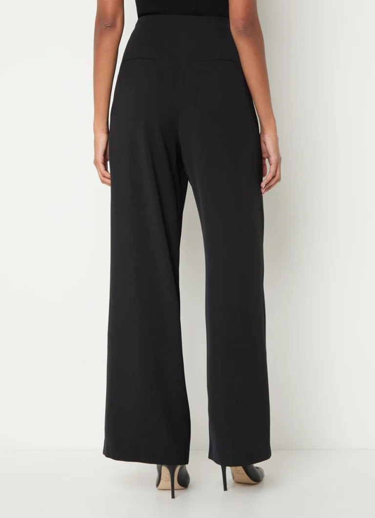 French Connection Harrie high-waist wide-fit trousers with side pockets