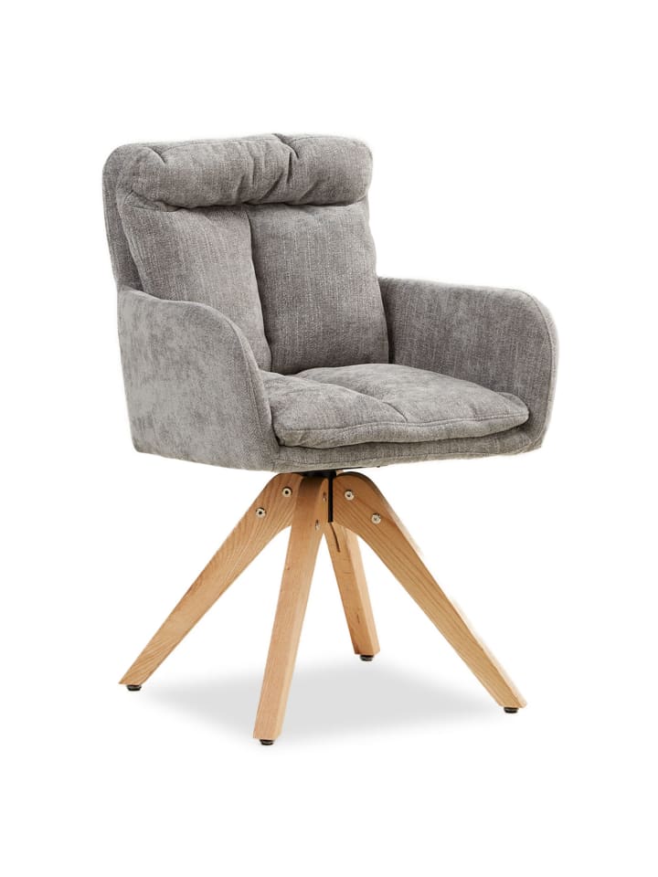 Homestyle4u Polsterstuhl in Grau günstig kaufen onesize