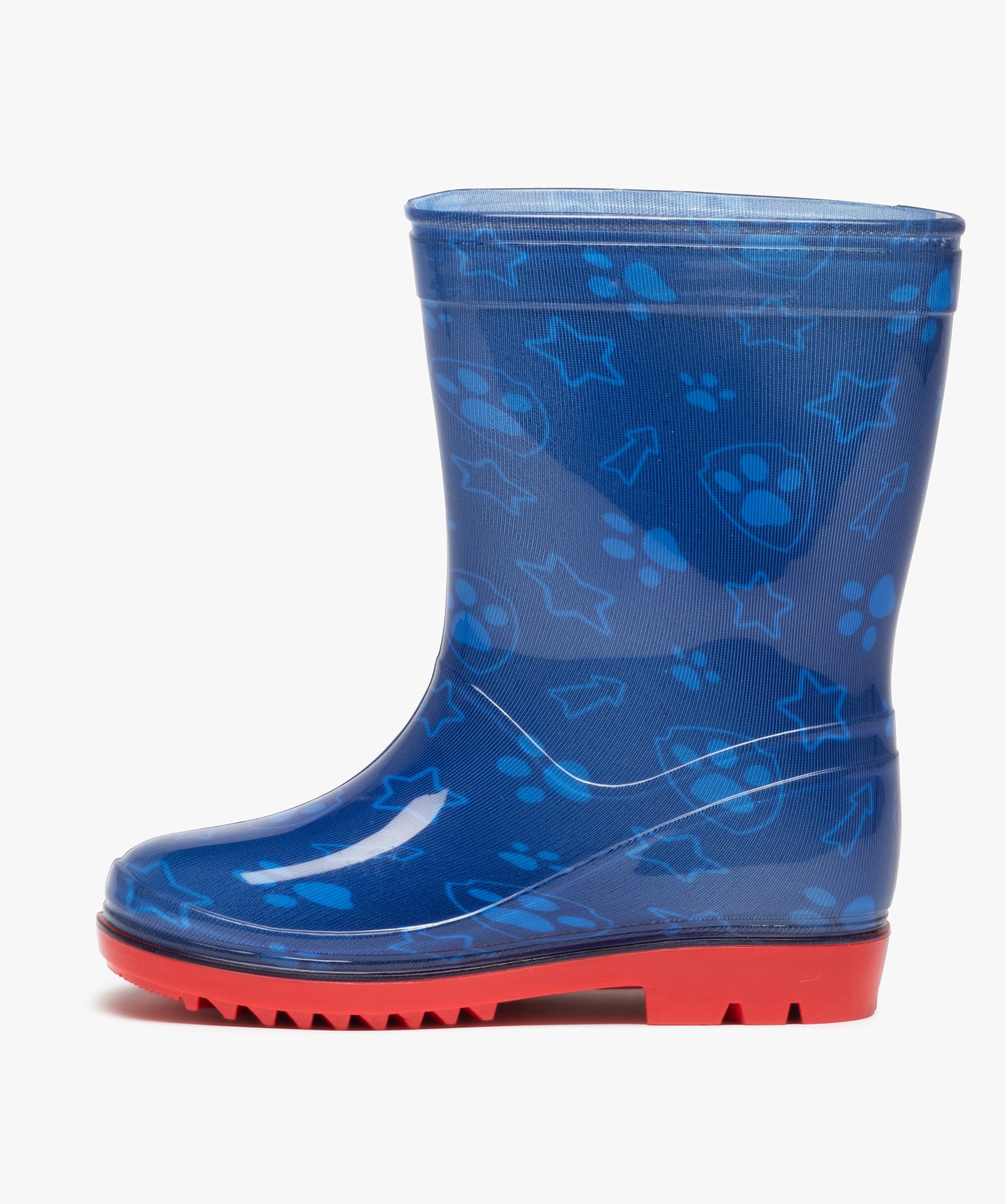 Bottes de pluie Garçon imprimées à semelle crantée – P... bleu | GEMO