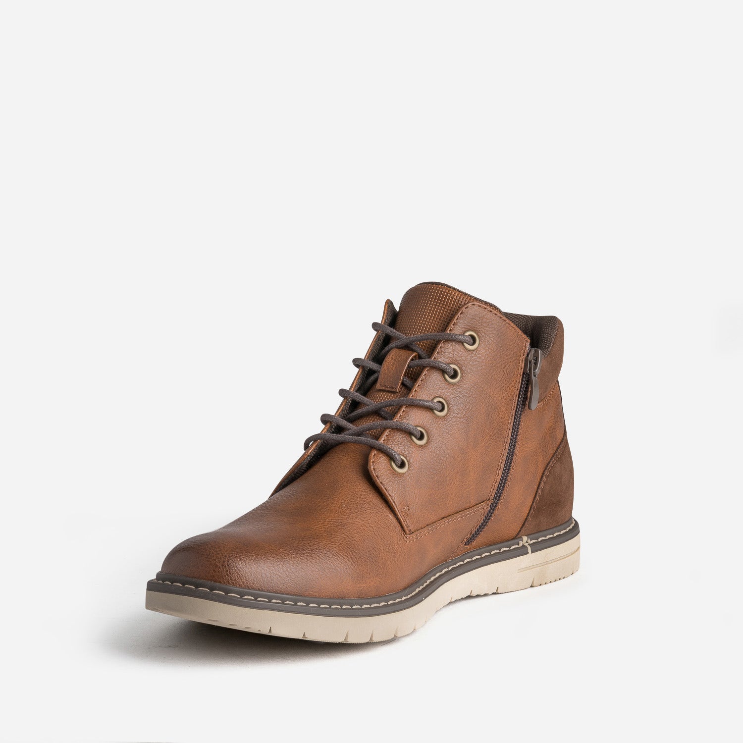 Basket cognac et marron