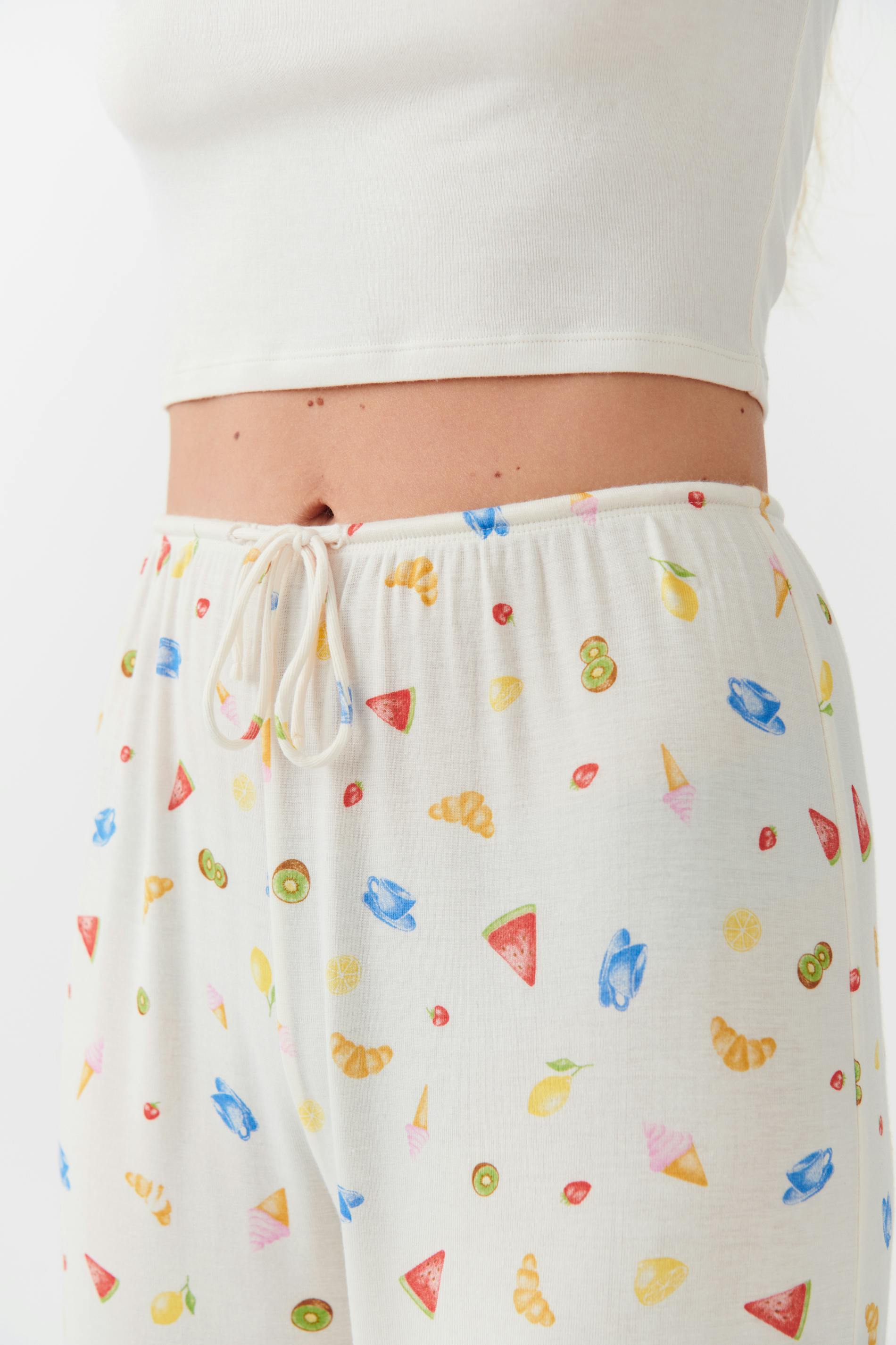 Drawstring wide trousers