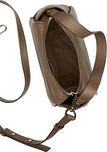 Marc O'Polo Crossbody Bag medium aus fein genarbtem Rindleder