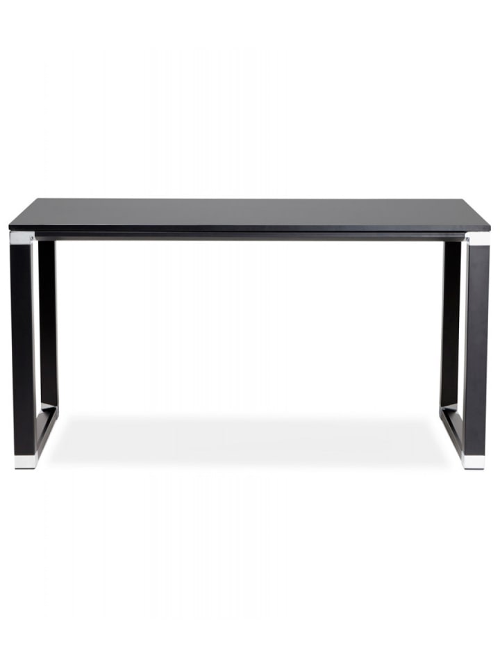 KADIMA DESIGN Industrie Schreibtisch aus Holz und Metall | Moderner Stil in Schwarz günstig kaufen