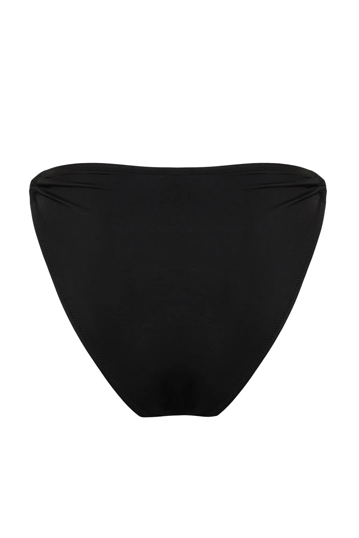 Trendyol Collection  Schwarze Tunnel-Bikinihose in regulärer Passform TBESS22BA0035