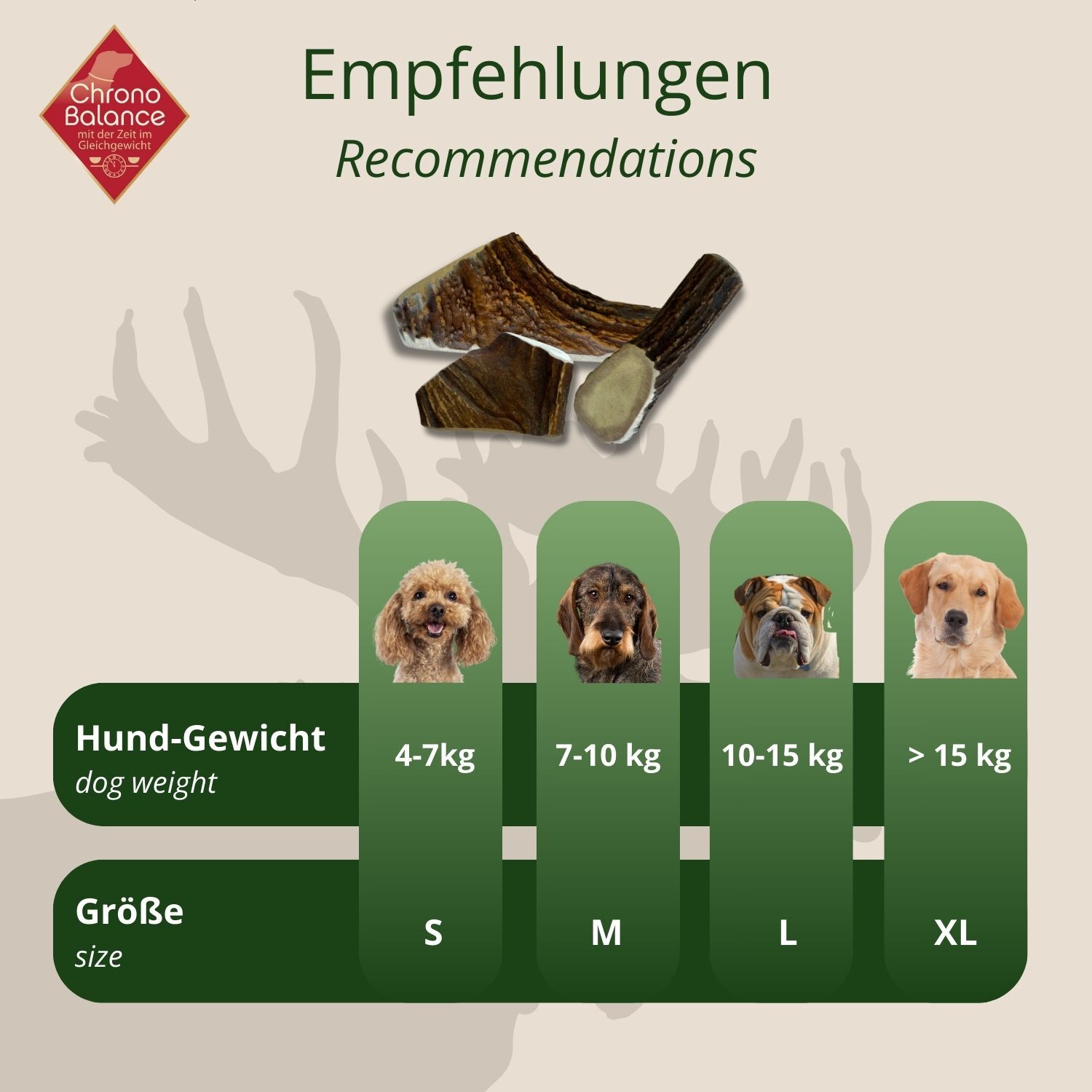 ChronoBalance Snacks ChronoBalance Elch Geweih Snack L