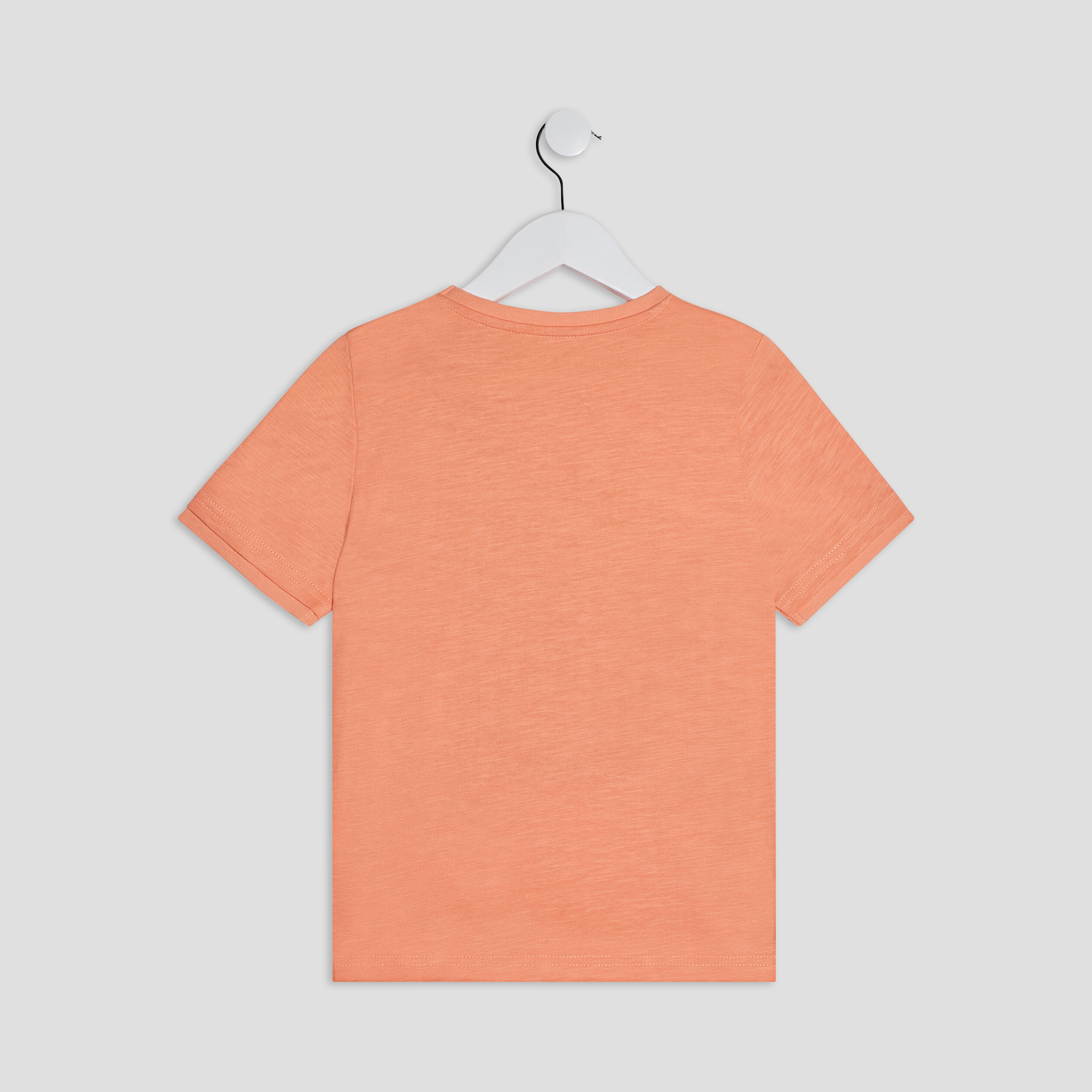 T-shirt Liberto orange corail garçon | La Halle