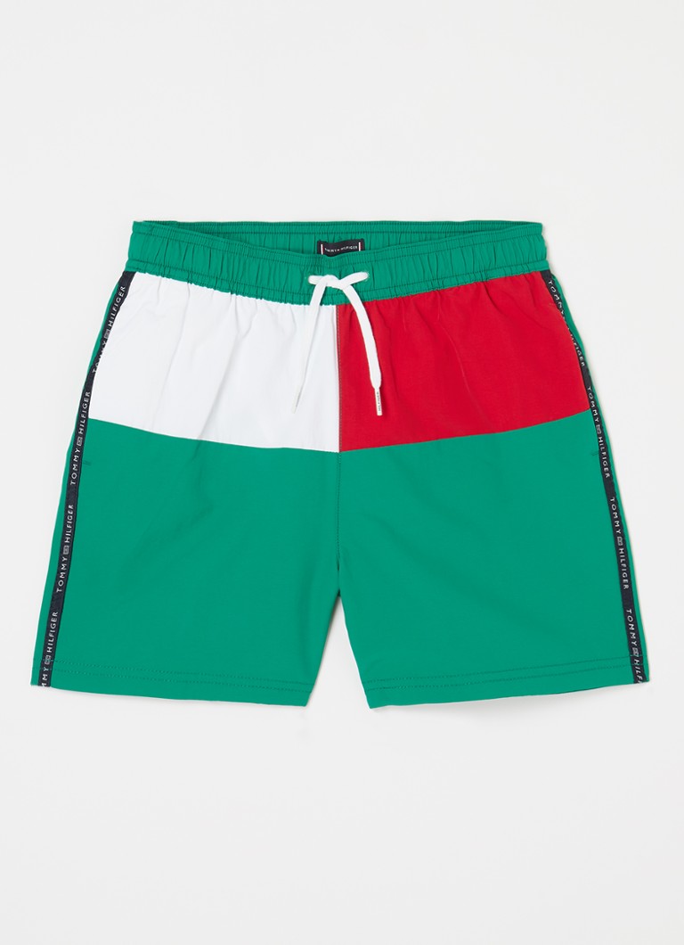 Pantaloncini da bagno Tommy Hilfiger con tasche laterali e logo stampato