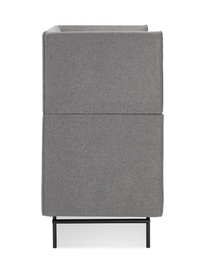 KADIMA DESIGN 2 Sitzer Sofa mit Akustikfunktion aus Textil | Modern in Anthrazit günstig kaufen onesize