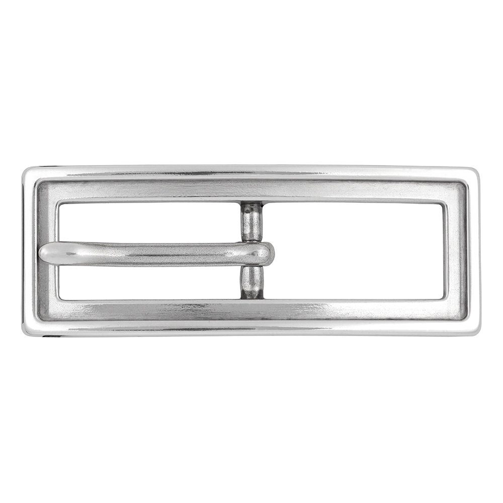 FREDERIC HERMANO Gürtelschnalle 15mm Metall Silber - Buckle Gap - 309307500020