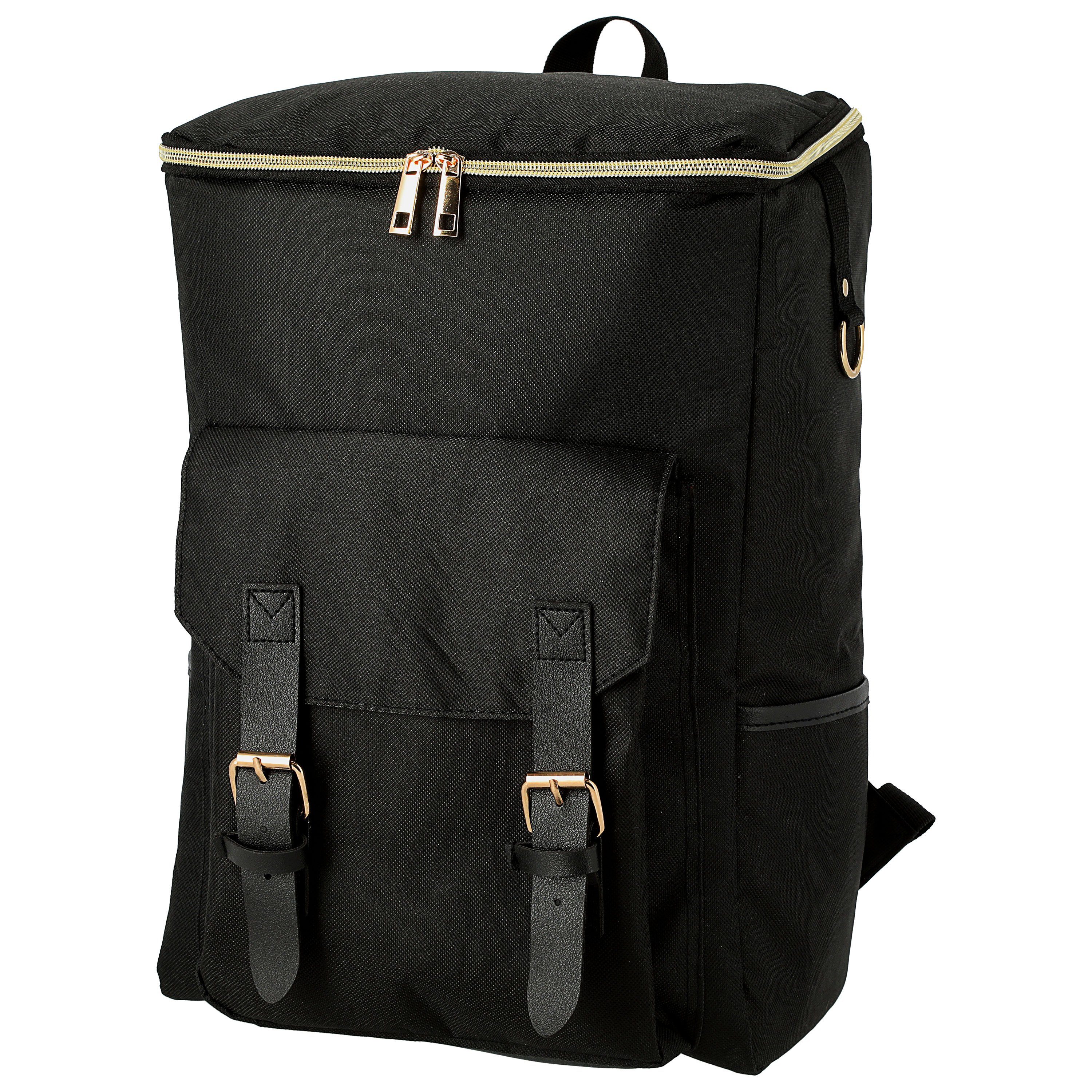 CEPEWA Kühltasche Thermo Rucksack 20 Liter schwarz 28x41x14cm
