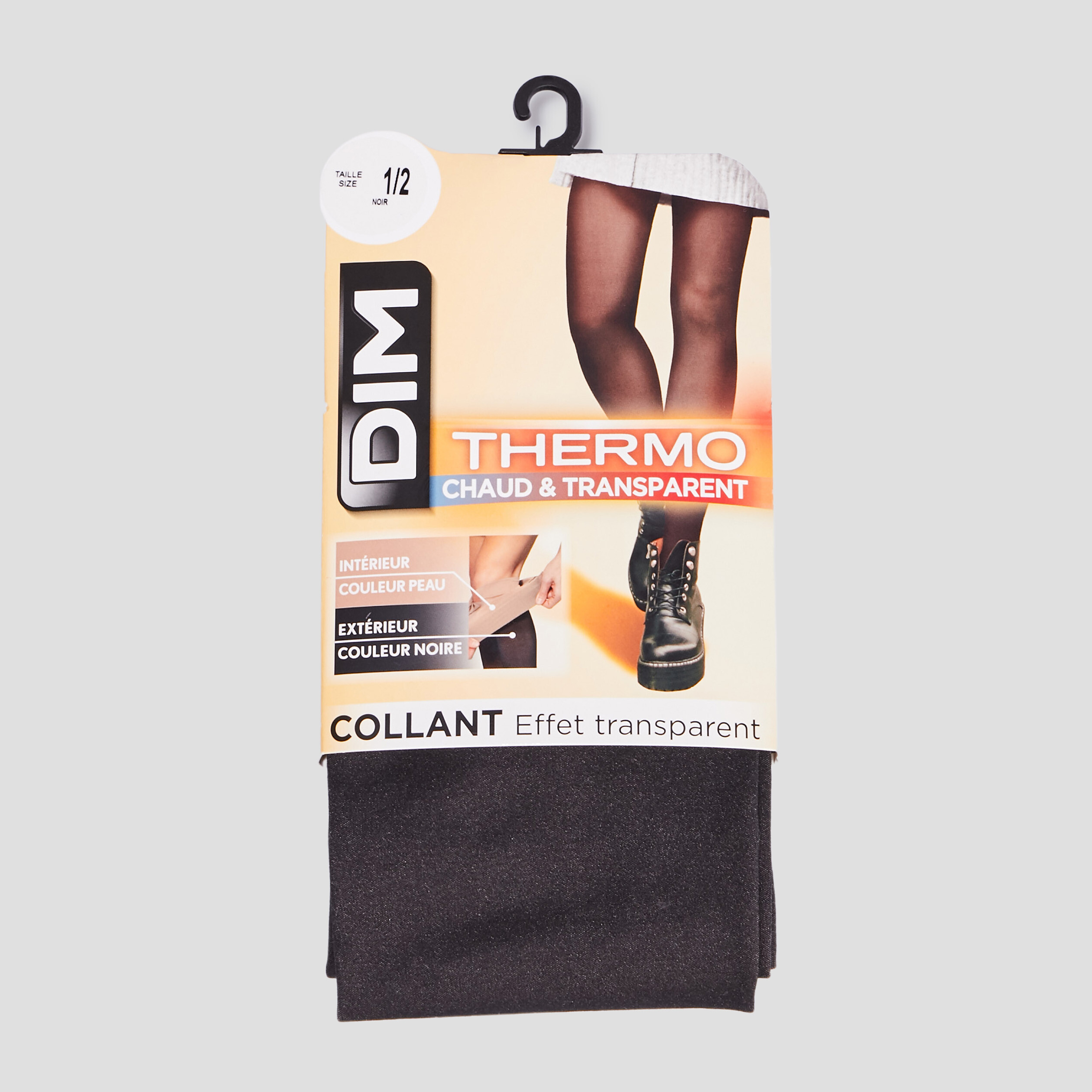 Collants thermo DIM noir femme | La Halle