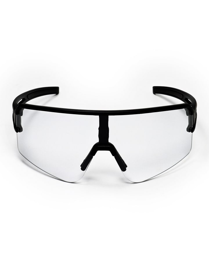 YEAZ SUNSPOT Sport-Sonnenbrille weiß/transparent in schwarz / transparent günstig kaufen onesize