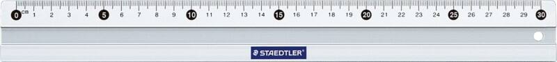 STAEDTLER Lineal Aluminium 30 cm