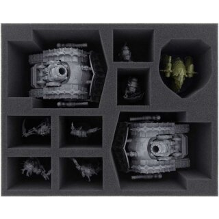 Feldherr Schaumstoffeinlage für Plagueburst Crawler + Myphitic Blight-hauler + 6 Miniaturen