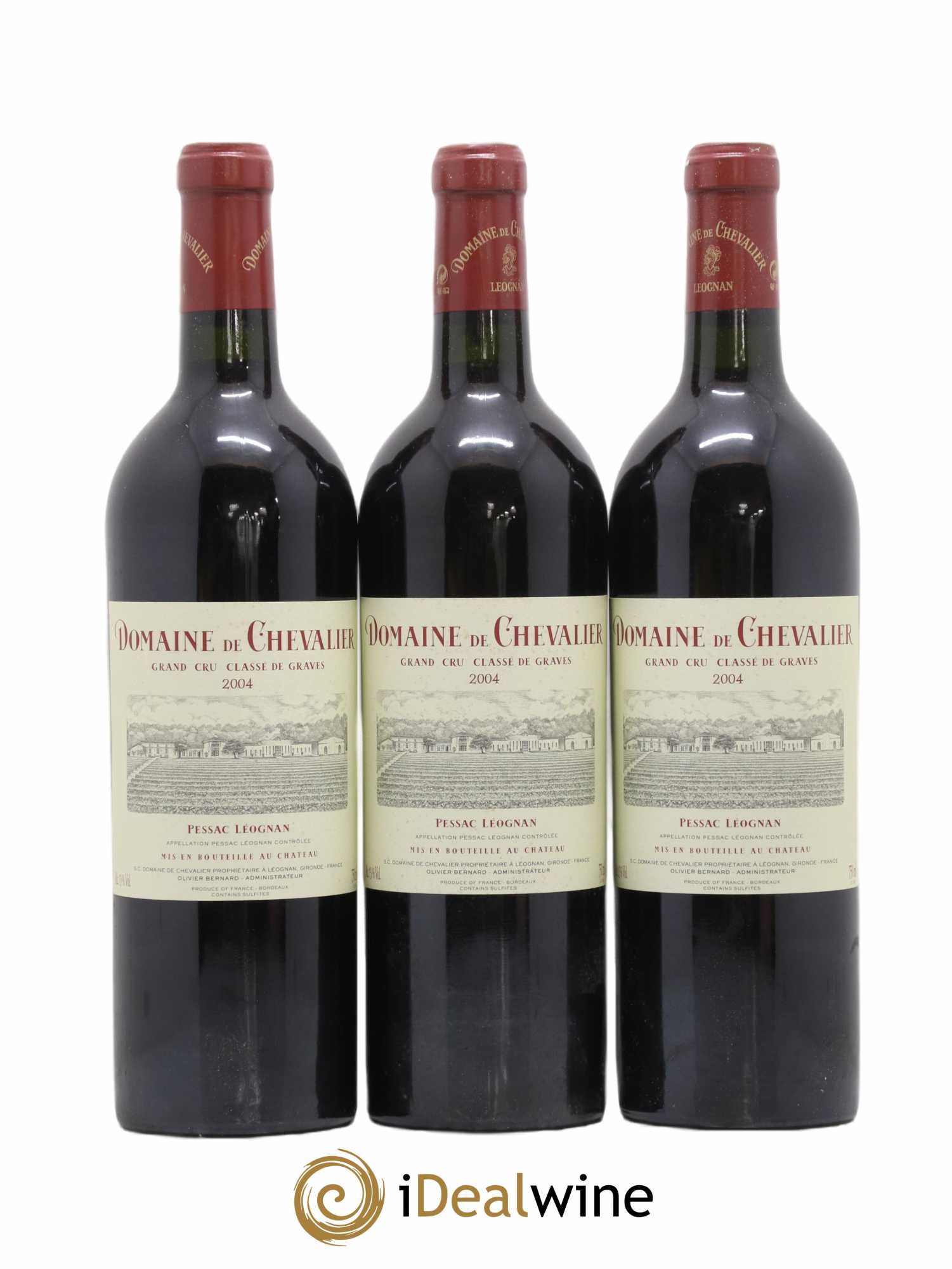 Domaine de Chevalier Cru Classé de Graves  2004 - Lot de 12 Bouteilles