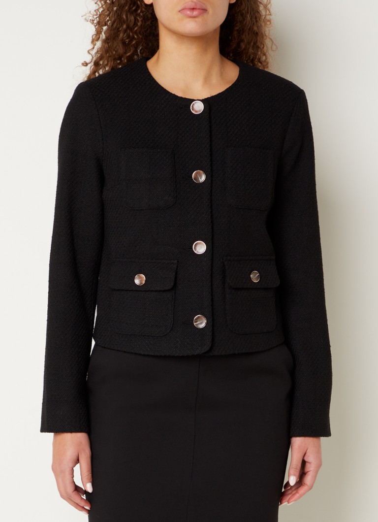 Phase Eight Ripley tweed jacket with patch pockets