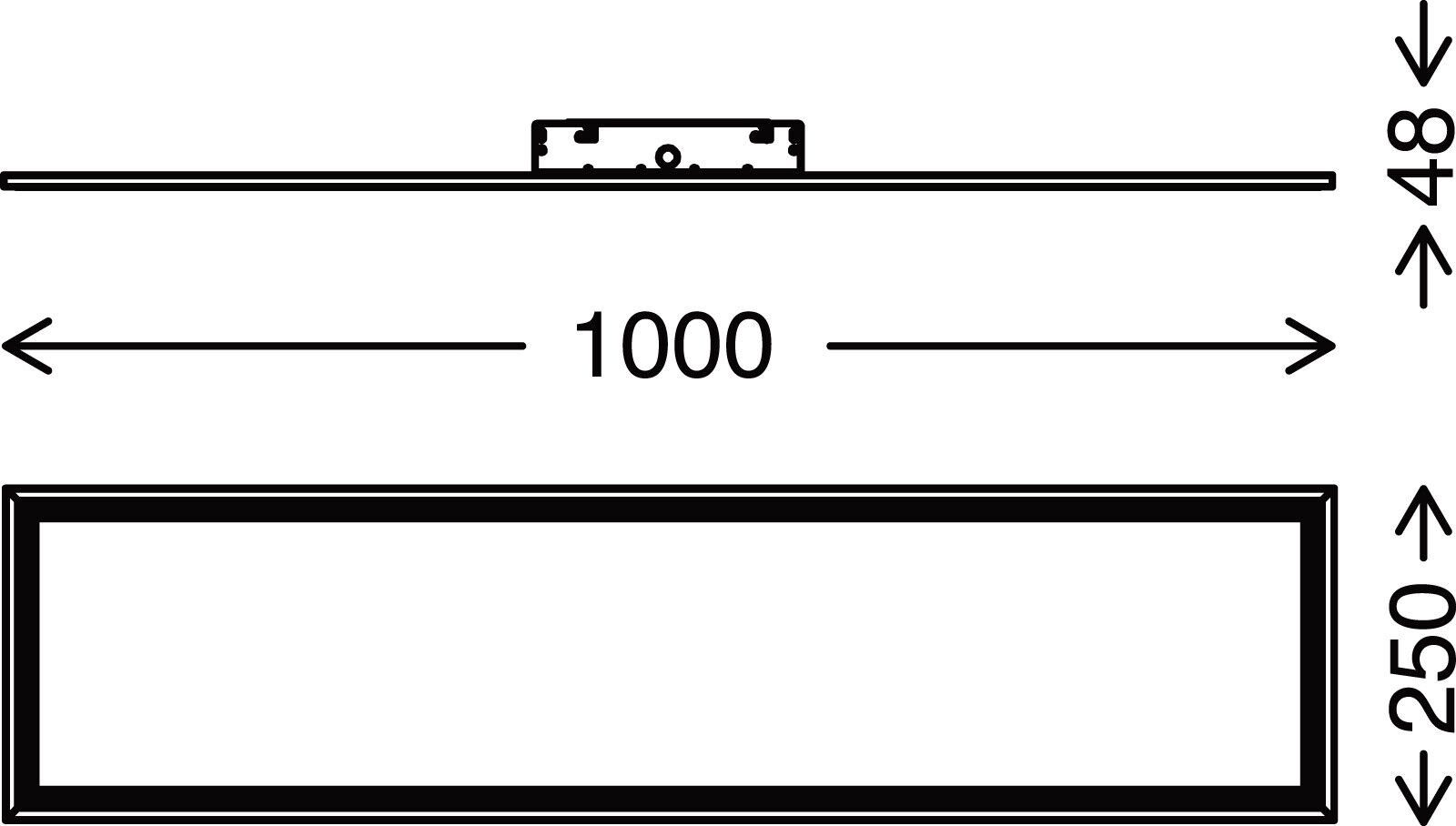 Telefunken LED Panel 308906TF, LED fest integriert, Neutralweiß, 4000K, Deckenlampe, Deckenleuchte, mit Bewegungssensor, mit Bewegungsmelder, mit Dämmerungssensor, Empfindlichkeit einstellbar, Leuchtdauer einstellbar, Radius von Sensor einstellbar