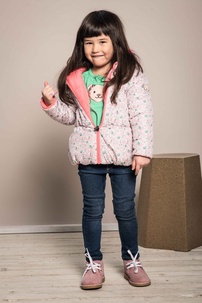 Wendejacke, rosa für Mädchen