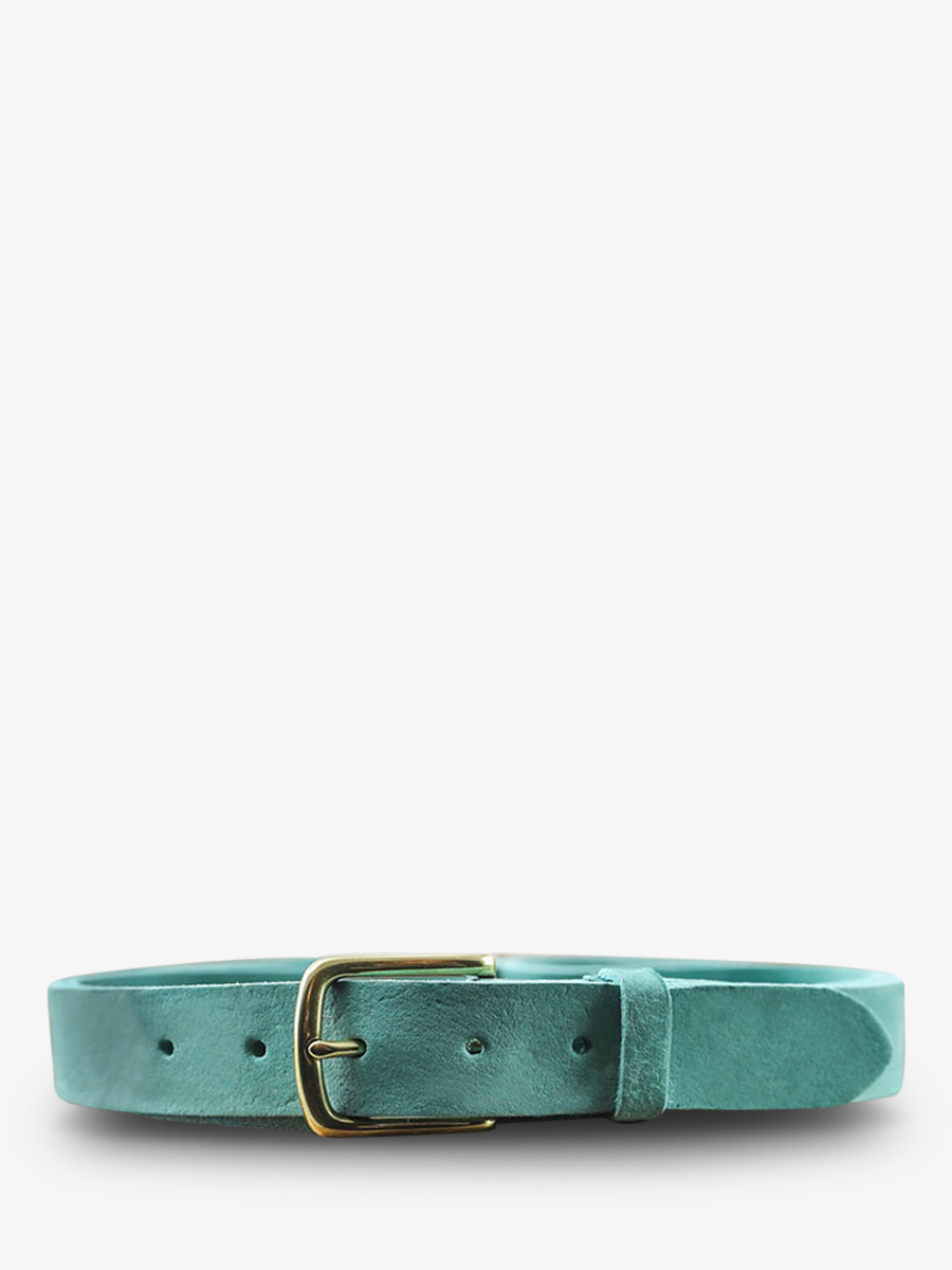 LaCeinture Magnifique Nubuck - 30mm - Turquoise