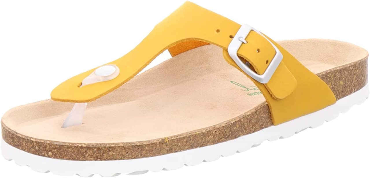 AMBITIOUS Komfort Sandalen gelb Natural Sense