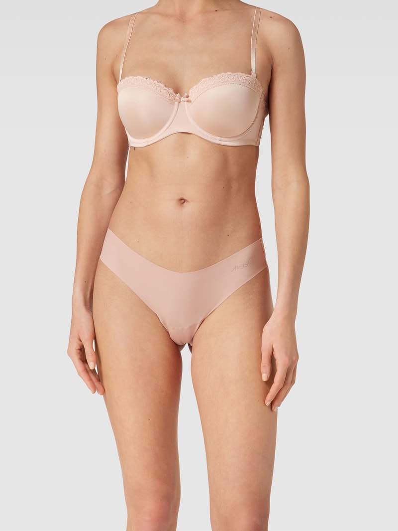 Slip im unifarbenen Design Modell 'ZERO MICROFIBRE 2.0' in beige