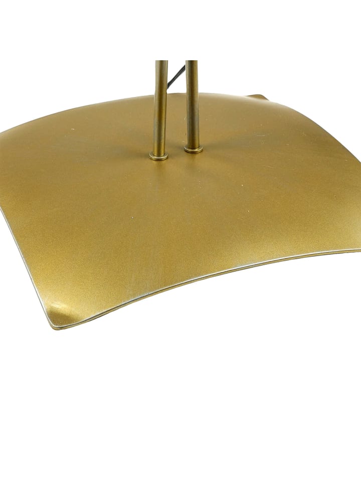 Licht-Erlebnisse Stehlampe in Gold Weiß günstig kaufen onesize