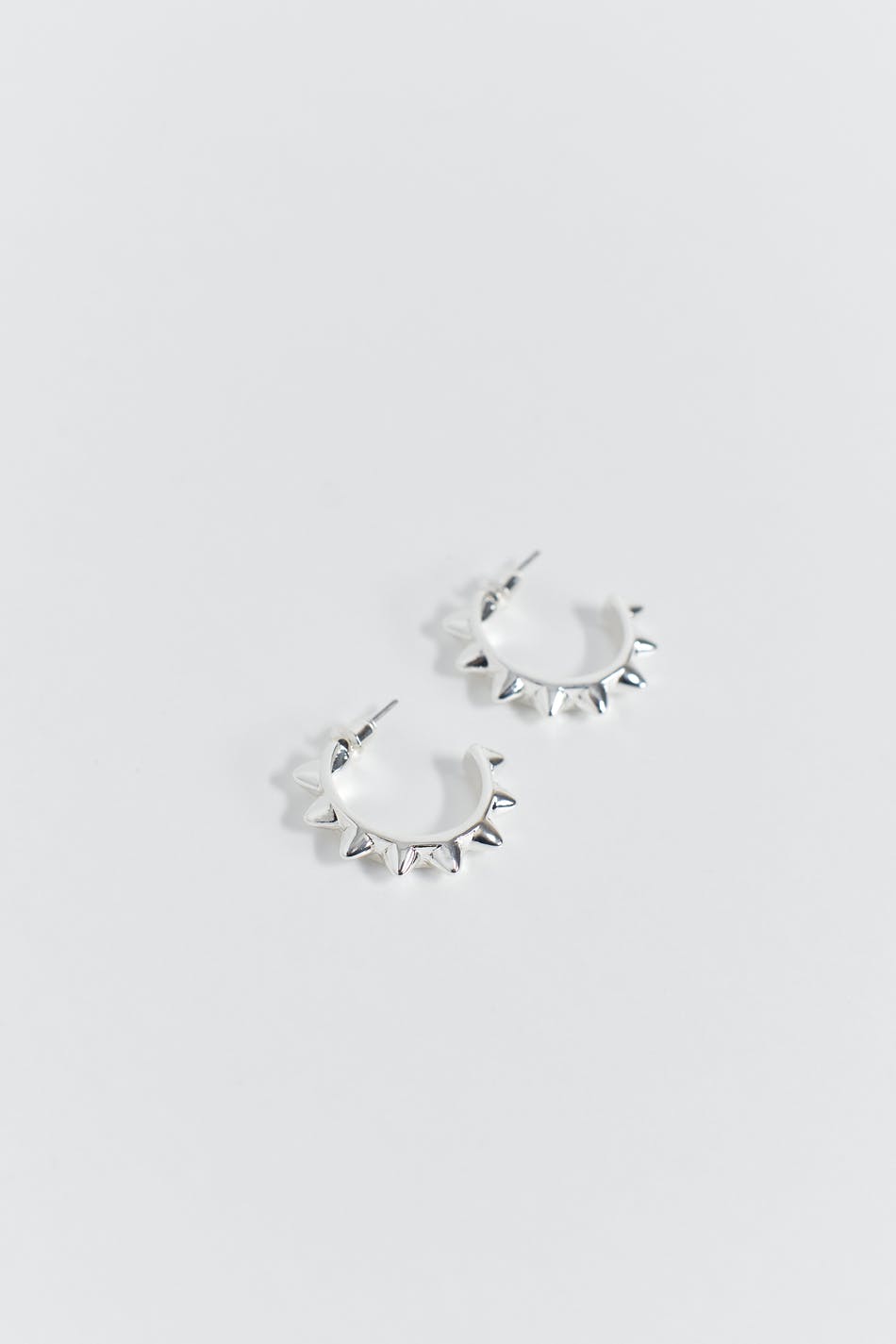 Spike hoops earrings