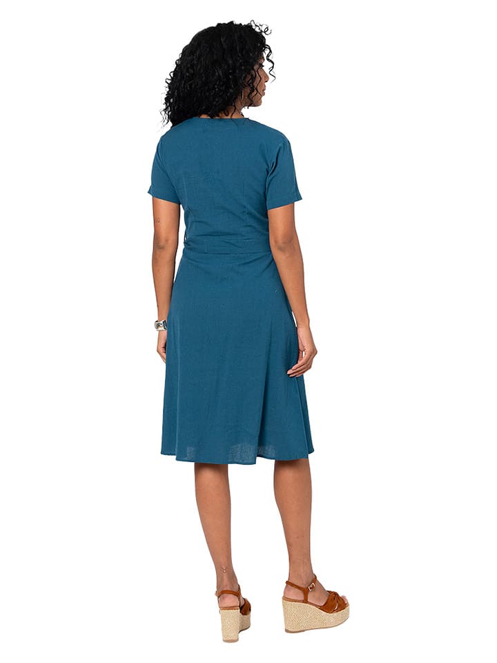 Aller Simplement Kleid in Blau günstig kaufen